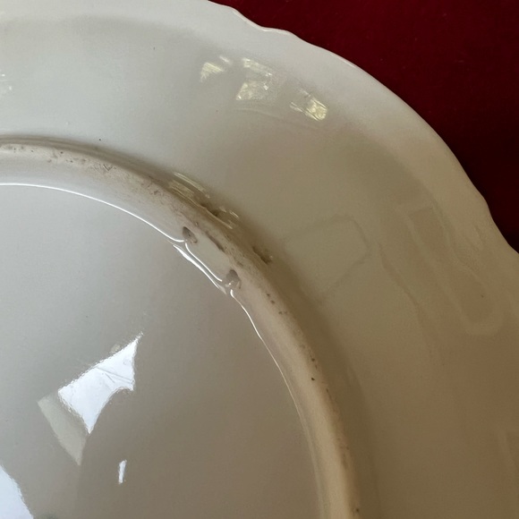 Antique 9” STAG Plate from Porzellanfabrik Moschendorf , Bavaria. 1885-1937 - Picture 10 of 12